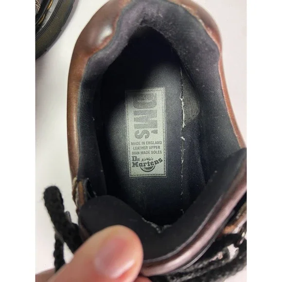 Vintage Dr Doc Martens Y2K Leather Oxford Chunky Platform Shoe Womens US Size 8 - Picture 8 of 14